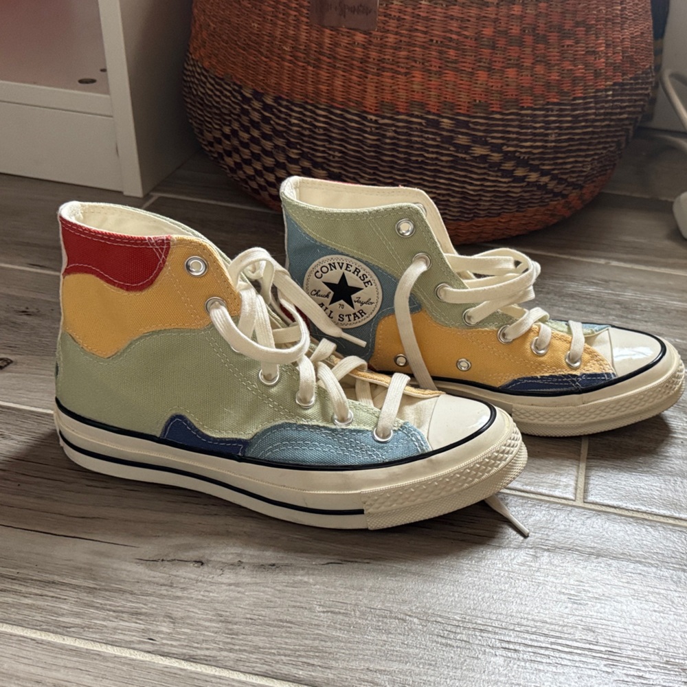 Converse Multicolor High-Top Sneakers